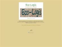 Tablet Screenshot of eco-logis.be